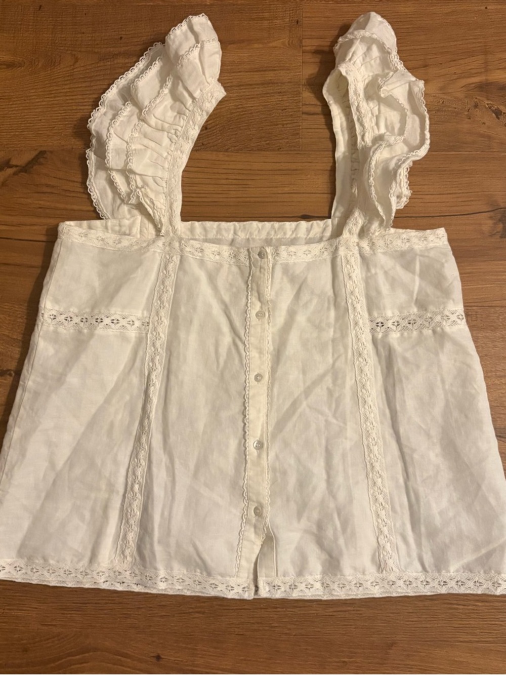 Sezane White Zora Top - Picture 3 of 4
